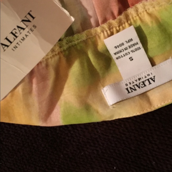 Alfani molted sherbet colored cotton chemisenight dress,HP25 - Picture 5 of 15